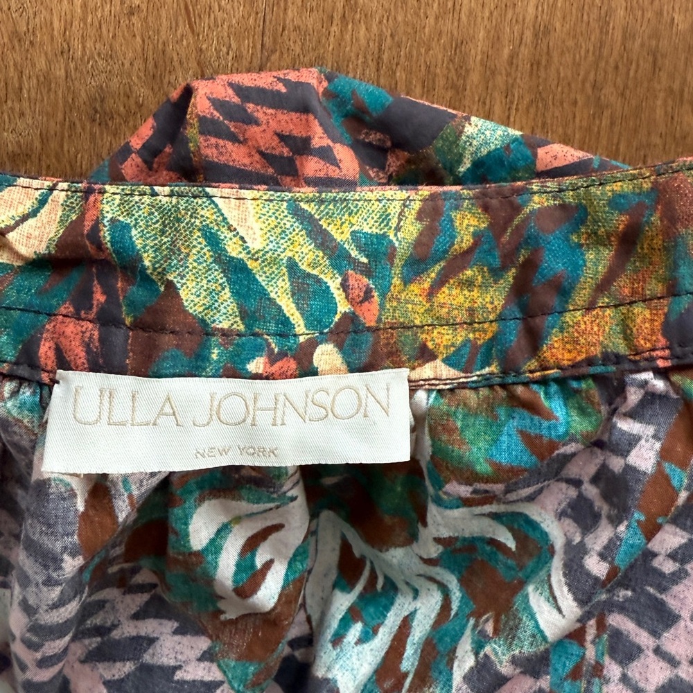 Ulla Johnson Colorful Abstract maxi skirt
